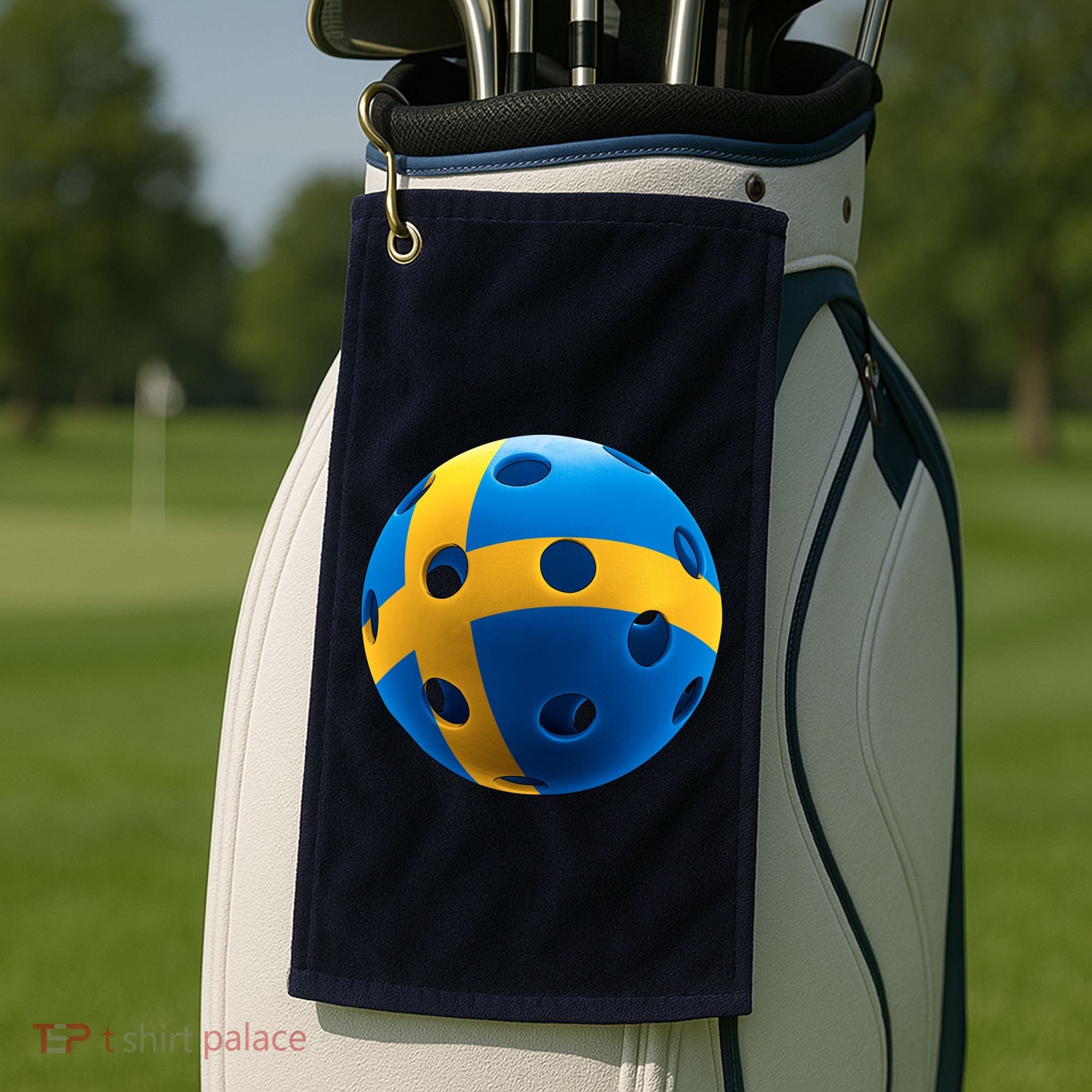 Swedish Flag Pickleball Golf Towel
