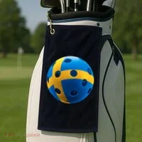 Swedish Flag Pickleball Golf Towel thumb 2