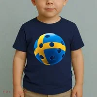 Swedish Flag Pickleball Toddler T-Shirt thumb 2