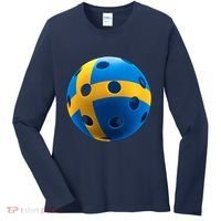 Swedish Flag Pickleball Women's Long Sleeve Shirt thumb 0