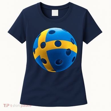 Swedish Flag Pickleball Women's T-Shirt