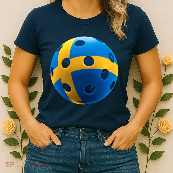 Swedish Flag Pickleball Women's T-Shirt