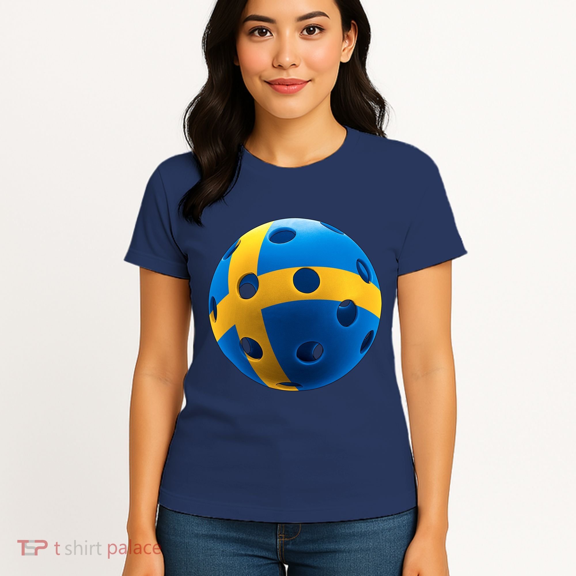 Swedish Flag Pickleball Women's T-Shirt