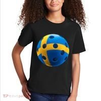Swedish Flag Pickleball Kids T-Shirt thumb 2