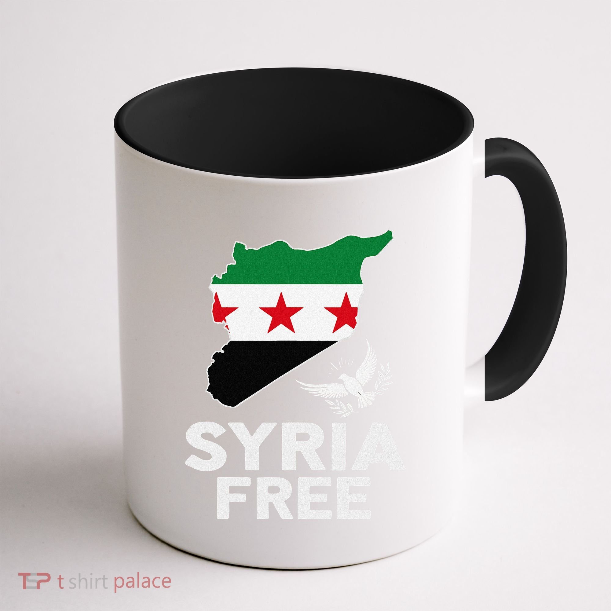 Syria Free Patriotic Syrian Map Liberation Peace Unity Home Coffee Mug
