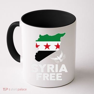 Syria Free Patriotic Syrian Map Liberation Peace Unity Home Coffee Mug
