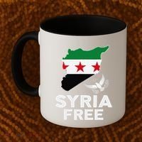 Syria Free Patriotic Syrian Map Liberation Peace Unity Home Coffee Mug thumb 2