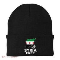 Syria Free Patriotic Syrian Map Liberation Peace Unity Home Beanie thumb 0
