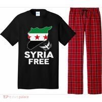 Syria Free Patriotic Syrian Map Liberation Peace Unity Home Pajama Set thumb 0