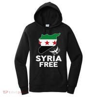 Syria Free Patriotic Syrian Map Liberation Peace Unity Home Women's Hoodie thumb 0