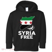 Syria Free Patriotic Syrian Map Liberation Peace Unity Home Toddler Hoodie thumb 0