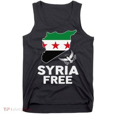 Syria Free Patriotic Syrian Map Liberation Peace Unity Home Tank Top