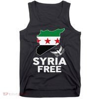 Syria Free Patriotic Syrian Map Liberation Peace Unity Home Tank Top thumb 0