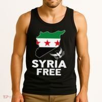 Syria Free Patriotic Syrian Map Liberation Peace Unity Home Tank Top thumb 3