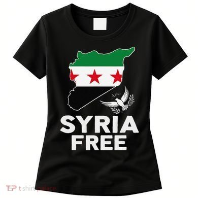 Syria Free Patriotic Syrian Map Liberation Peace Unity Home Women's T-Shirt