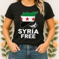 Syria Free Patriotic Syrian Map Liberation Peace Unity Home Women's T-Shirt thumb 2