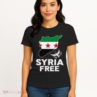Syria Free Patriotic Syrian Map Liberation Peace Unity Home Women's T-Shirt thumb 4