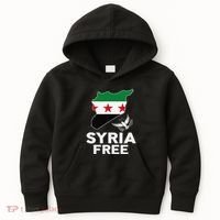 Syria Free Patriotic Syrian Map Liberation Peace Unity Home Kids Hoodie thumb 0