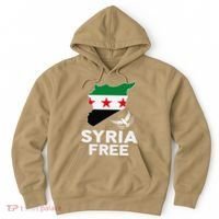 Syria Free Patriotic Syrian Map Liberation Peace Unity Home Hoodie thumb 0