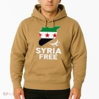 Syria Free Patriotic Syrian Map Liberation Peace Unity Home Hoodie thumb 2