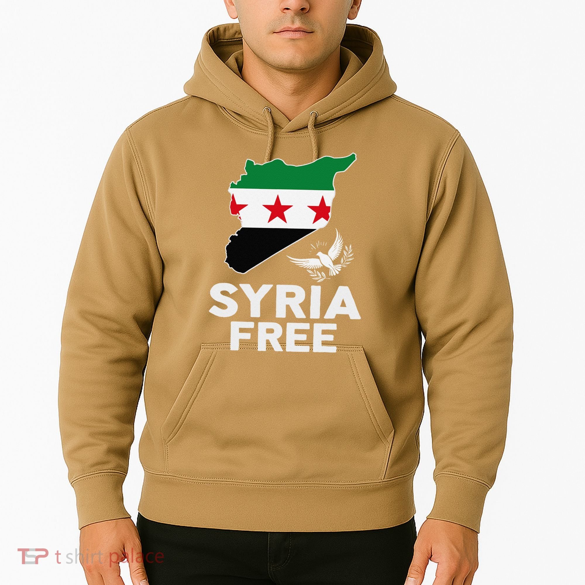Syria Free Patriotic Syrian Map Liberation Peace Unity Home Hoodie