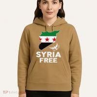 Syria Free Patriotic Syrian Map Liberation Peace Unity Home Hoodie thumb 5
