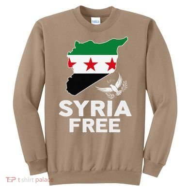 Syria Free Patriotic Syrian Map Liberation Peace Unity Home Sweatshirt