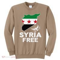 Syria Free Patriotic Syrian Map Liberation Peace Unity Home Sweatshirt thumb 0
