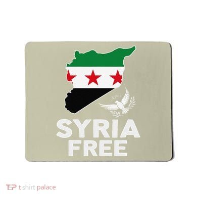 Syria Free Patriotic Syrian Map Liberation Peace Unity Home Mousepad