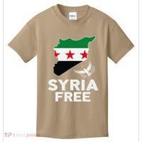 Syria Free Patriotic Syrian Map Liberation Peace Unity Home Kids T-Shirt thumb 0
