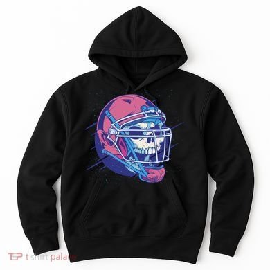 Skull Football Player Hoodie
