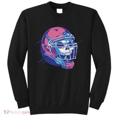Skull Football Player Sweatshirt