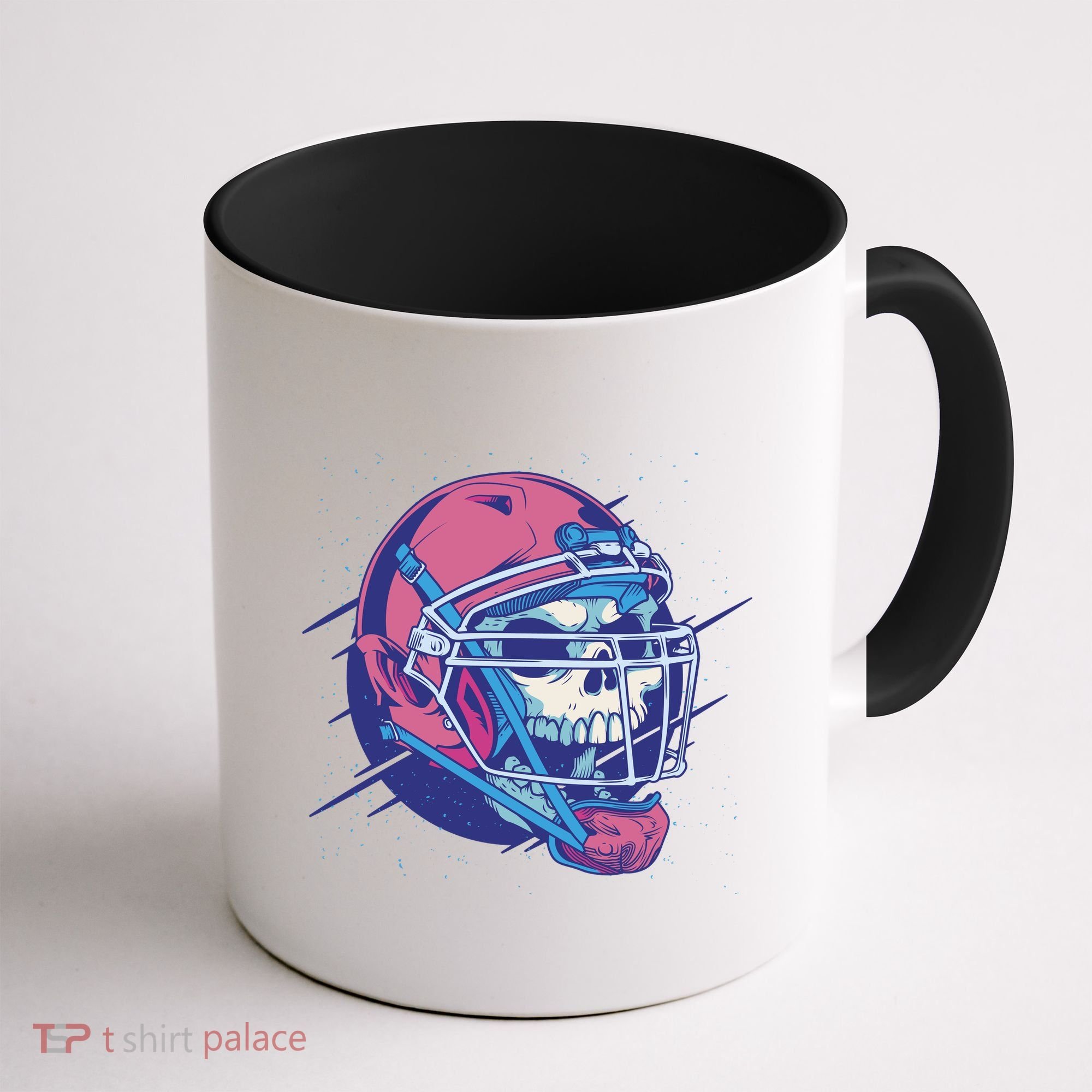 Skull Football Player Coffee Mug