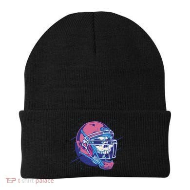 Skull Football Player Beanie