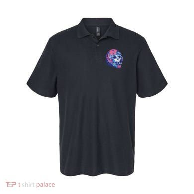 Skull Football Player Polo