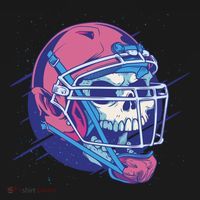 Skull Football Player Women's Hoodie thumb 2