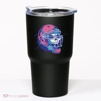 Skull Football Player Tumbler thumb 0