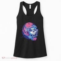 Skull Football Player Women's Tank Top thumb 0