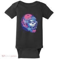 Skull Football Player Baby Bodysuit thumb 0