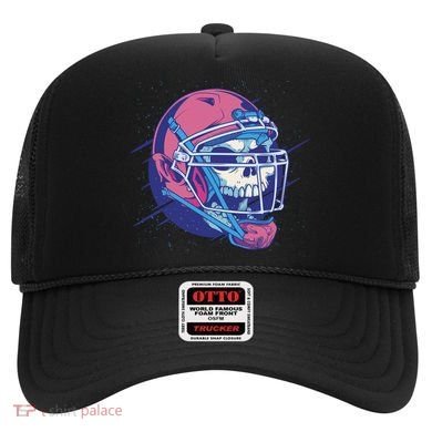 Skull Football Player Hat