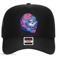 Skull Football Player Hat thumb 0