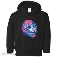 Skull Football Player Toddler Hoodie thumb 0