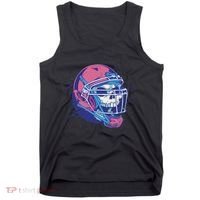 Skull Football Player Tank Top thumb 0