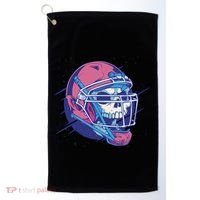 Skull Football Player Golf Towel thumb 0