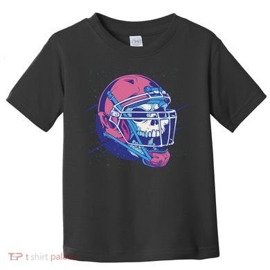 Skull Football Player Toddler T-Shirt