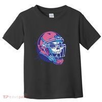 Skull Football Player Toddler T-Shirt thumb 0