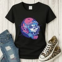 Skull Football Player Women's T-Shirt thumb 3