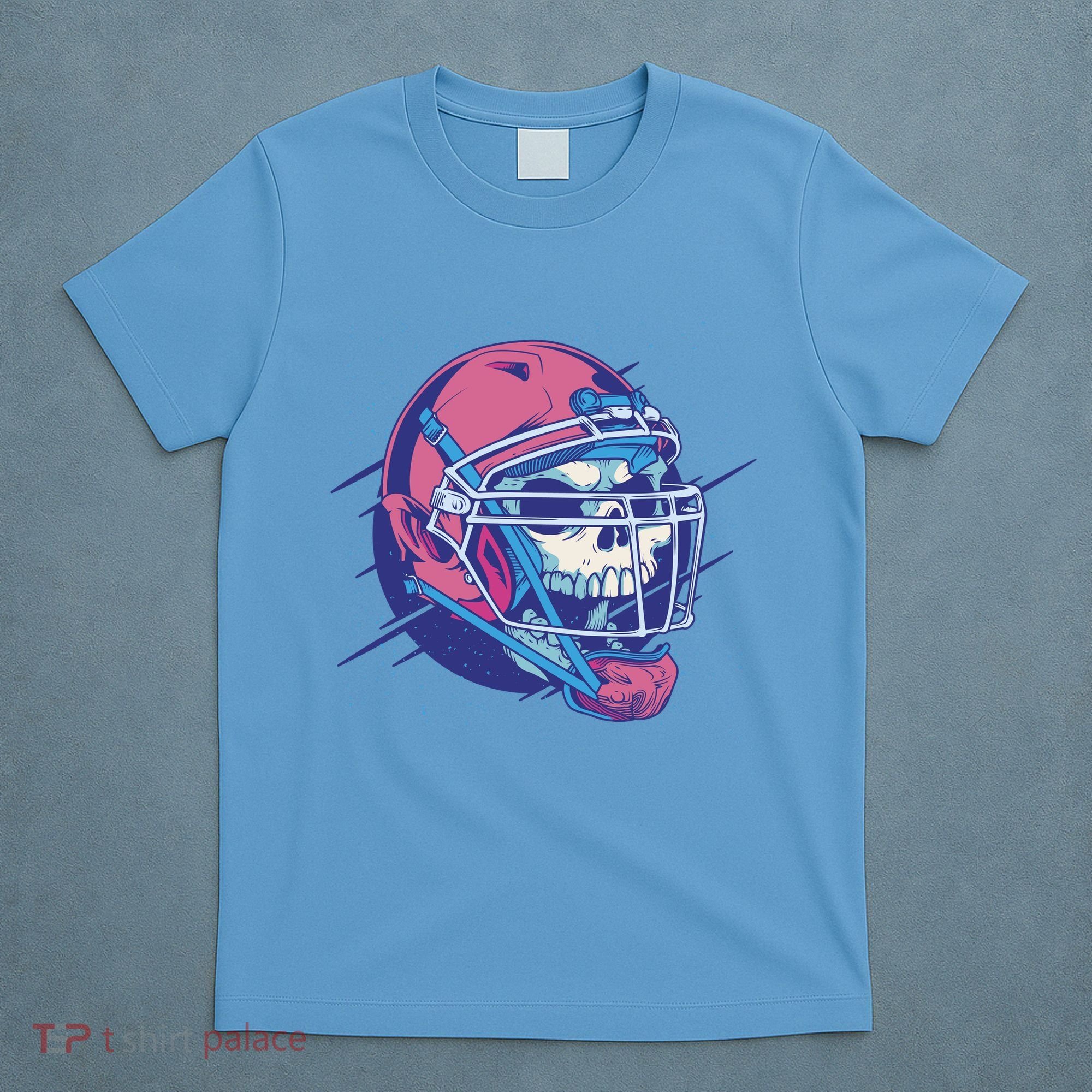 Skull Football Player T-Shirt