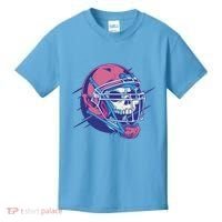 Skull Football Player Kids T-Shirt thumb 0