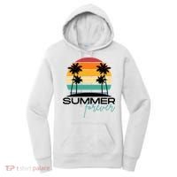 Summer Forever Retro Sunset Tropical Women's Hoodie thumb 0